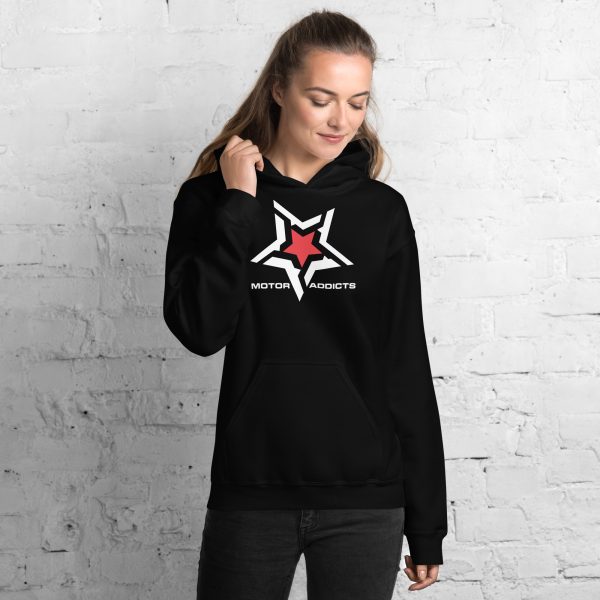 Does this bike make my ass look fast - Unisex Hoodie, Motor Addicts Clothing, Street Wear, Girl Wearing Hoodie