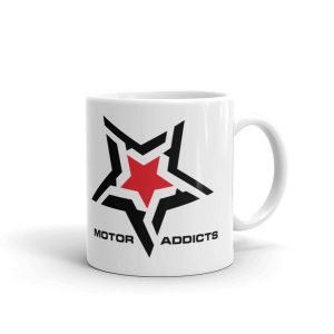 Motor Addicts Car and Bike Enthusiasts Coffee Mug