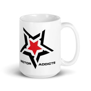 Motor Addicts Car and Bike Enthusiasts Coffee Mug