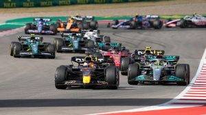 Formula One US Grand Prix auto race at Circuit of the Americas-in Austin Texas