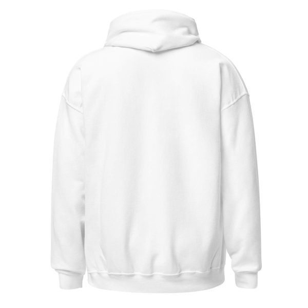 Stylish White Embroidered Motor Addicts White Hoodie - Image 2