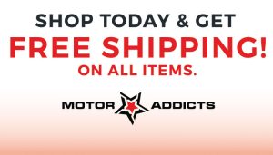 Free Shipping on all Motor Addicts Clothing
