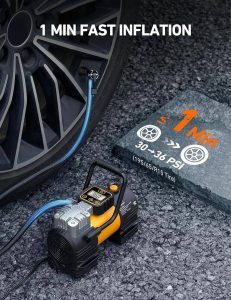 Tire Inflator Portable Air Compressor